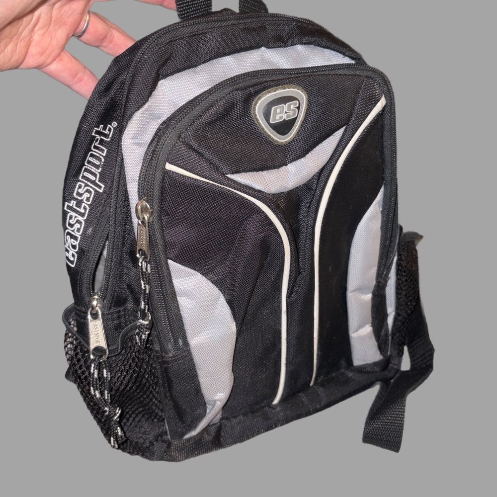 Black and Gray Men's Backpack - Picture 2 of 4